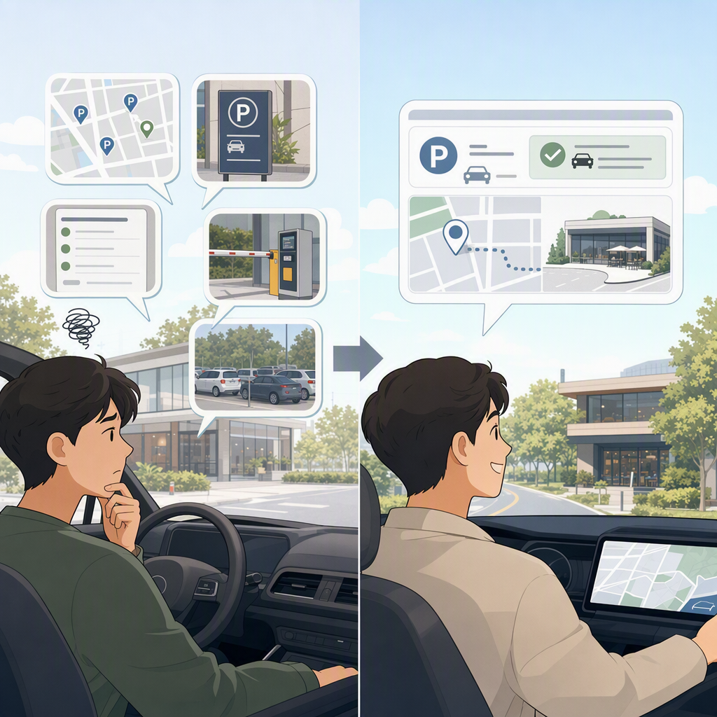 주말 예쁜 카페 앞 도착했는데 "만차"... 주차 예약 앱, 왜 지금까지 아무도 안 만들었을까? 화면 3
